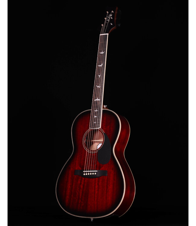 PRS SE P20 Parlor Acoustic Electric, Fire Red Burst