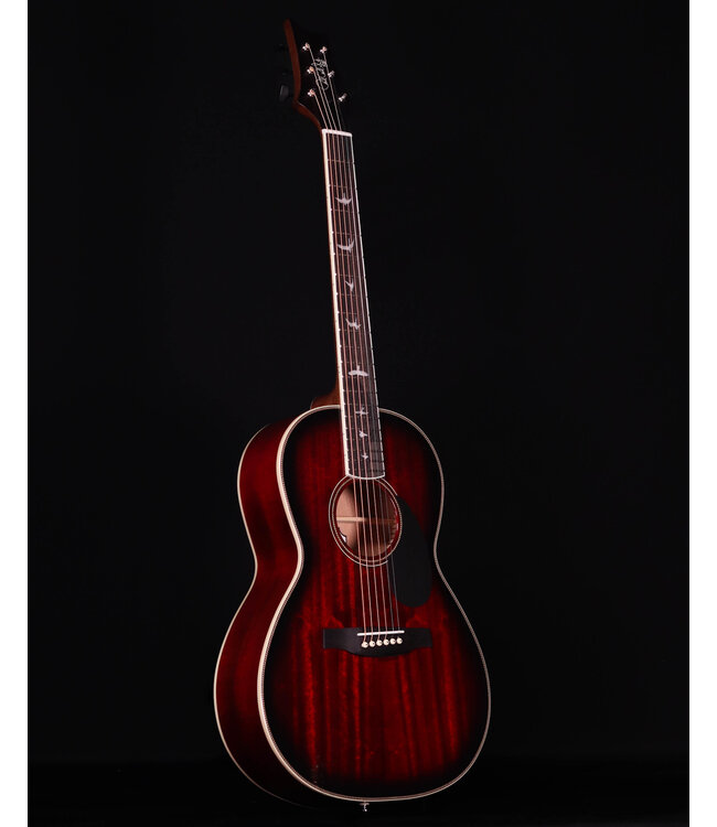 PRS SE P20 Parlor Acoustic Electric, Fire Red Burst