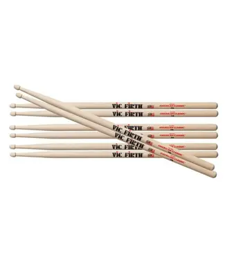 Vic Firth Vic Firth 7A Wood Tip, 4 Pack