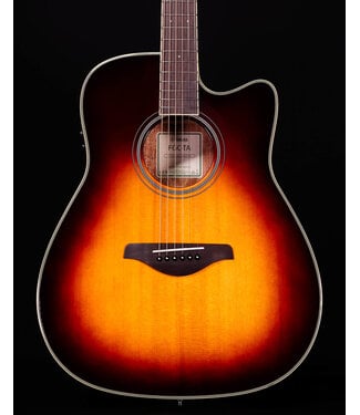 Yamaha Yamaha FGC-TA TransAcoustic Cutaway Acoustic Guitar, Brown Sunburst