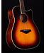 Yamaha FGC-TA TransAcoustic Cutaway Acoustic Guitar, Brown Sunburst
