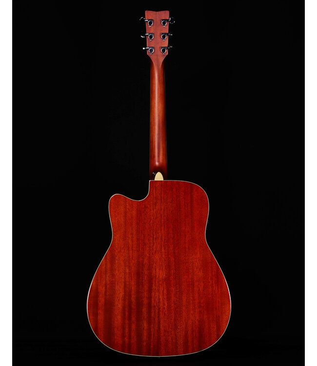 Yamaha FGC-TA TransAcoustic Cutaway Acoustic Guitar, Brown Sunburst