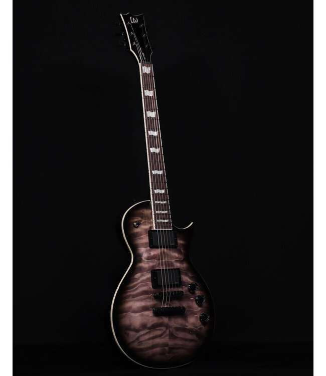 ESP LTD EC-400QM, See Thru Black Sunburst