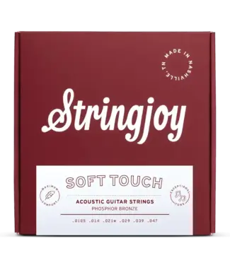 Stringjoy Stringjoy Soft Touch Naturals Phosphor Bronze Acoustic Guitar Strings, 10.5-47