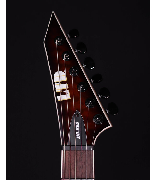 ESP LTD MH-200HTQM, Dark Brown Sunburst