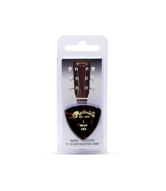Martin Martin 46mm 346 Shape Tortoise Shell Pick Pack, 12pc