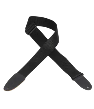 Levy's Levy's 2" Poly Guitar Strap - Black