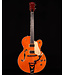 Gretsch Synchromatic Nashville Hollow Body Single-Cut, Ebony FB, 50's Orange Stain
