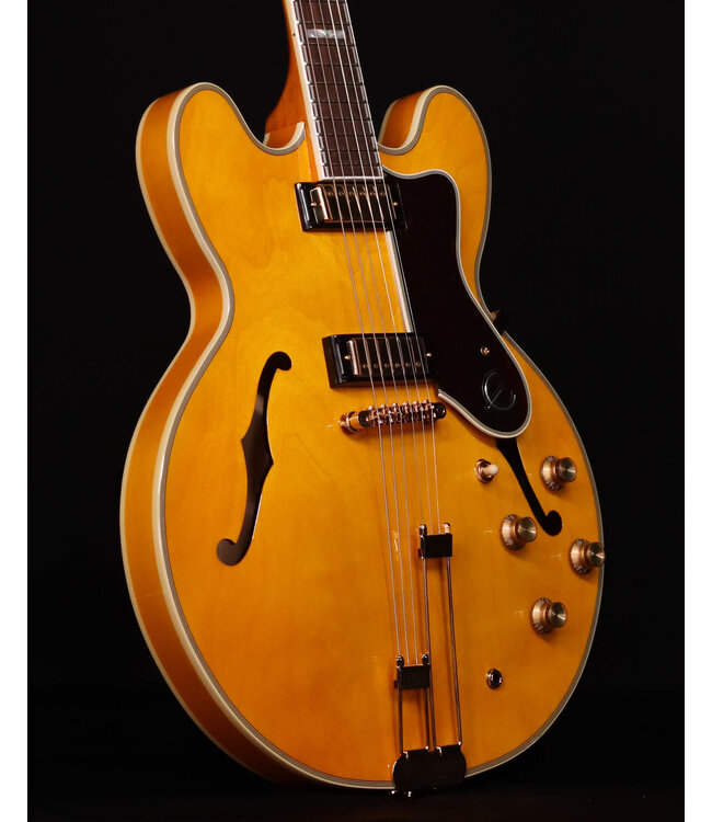 Epiphone Sheraton Hollow-Body Electric, Natural, Includes Premium Gig Bag