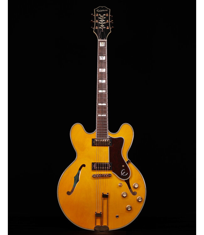Epiphone Sheraton Hollow-Body Electric, Natural, Includes Premium Gig Bag