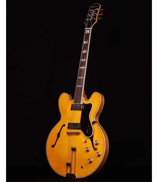 Epiphone Sheraton Hollow-Body Electric, Natural, Includes Premium Gig Bag