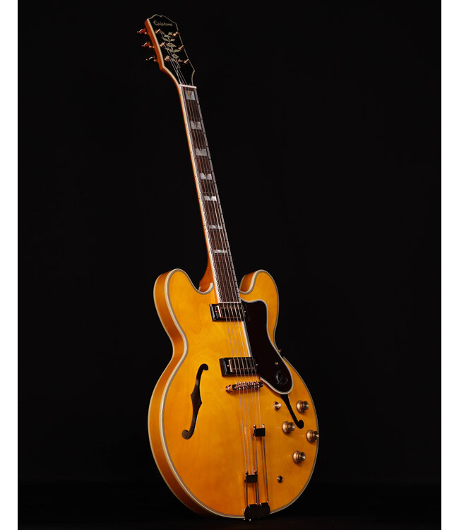 Epiphone Sheraton Hollow-Body Electric, Natural, Includes Premium Gig Bag