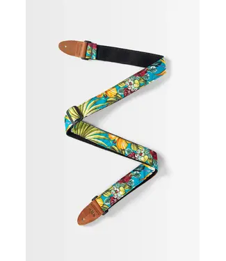 Kala Kala Hibiscus Teal USA Made Ukulele Strap