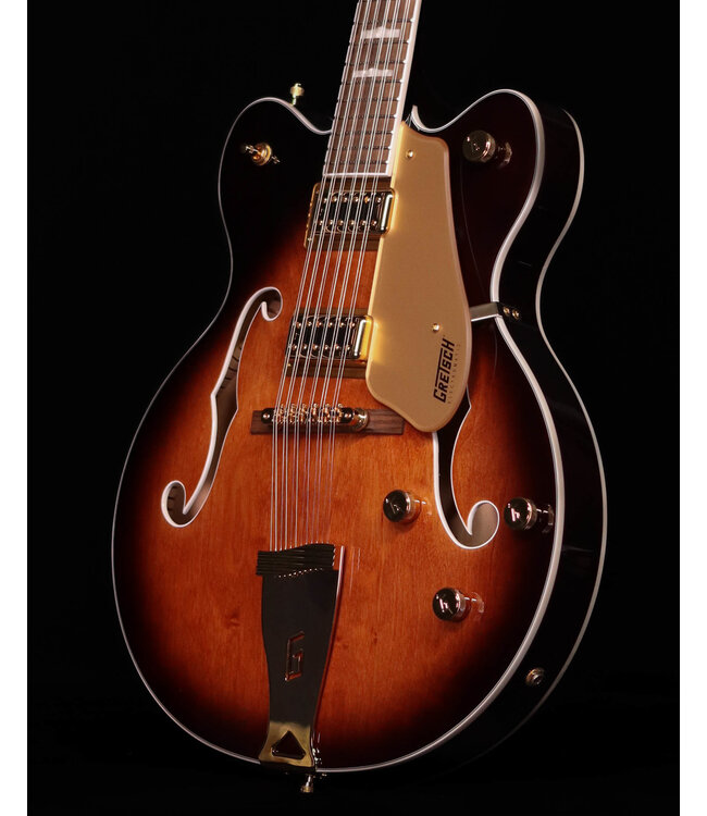 Gretsch G5422G-12 Electromatic Hollow Body 12-String Electric Guitar, Single Barrel Burst