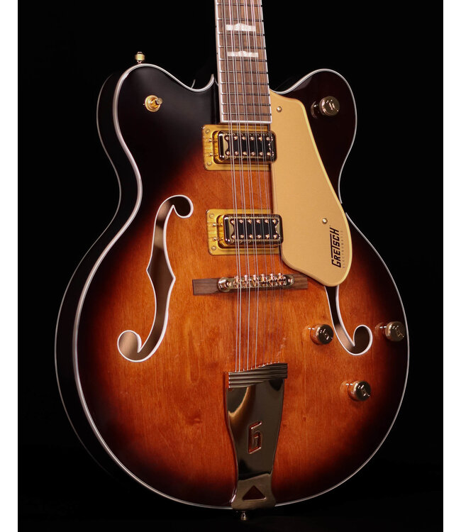 Gretsch G5422G-12 Electromatic Hollow Body 12-String Electric Guitar, Single Barrel Burst