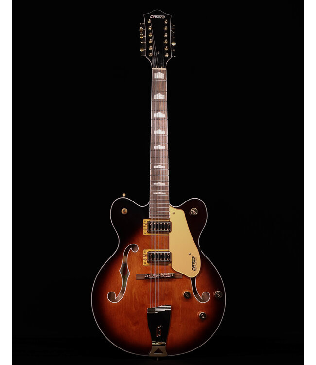 Gretsch G5422G-12 Electromatic Hollow Body 12-String Electric Guitar, Single Barrel Burst