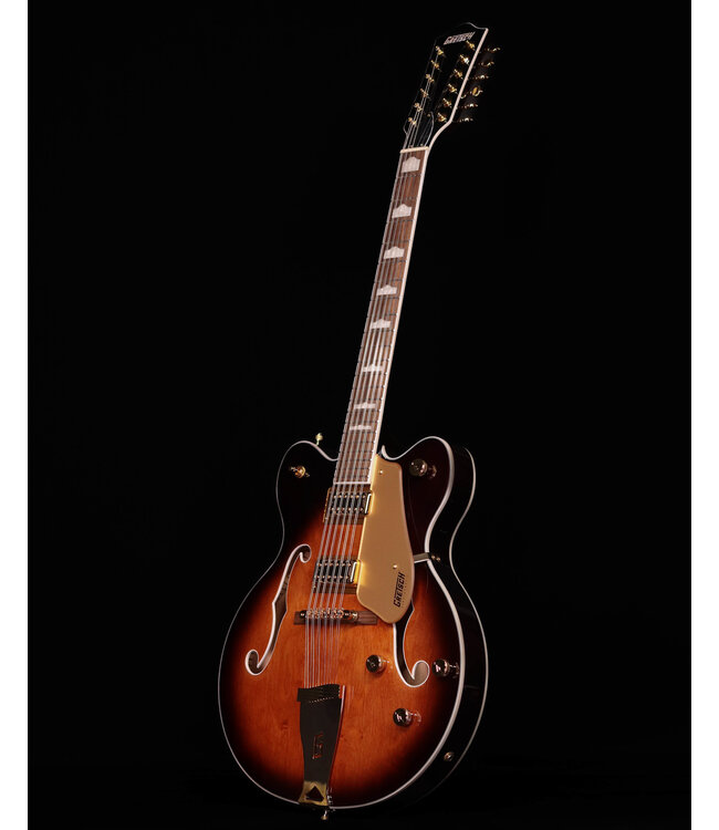Gretsch G5422G-12 Electromatic Hollow Body 12-String Electric Guitar, Single Barrel Burst