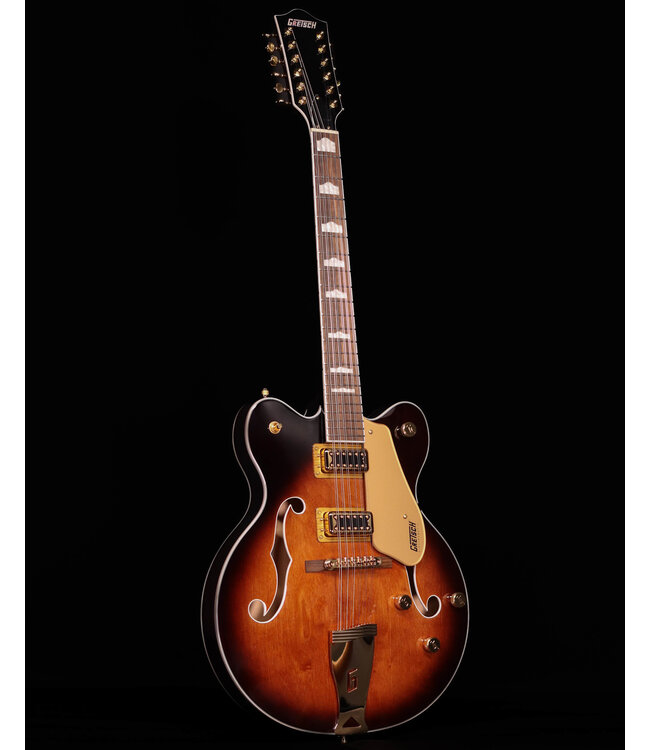 Gretsch G5422G-12 Electromatic Hollow Body 12-String Electric Guitar, Single Barrel Burst