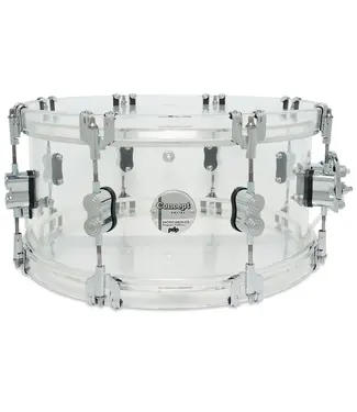 PDP PDP 14" x 6.5" Concept Acrylic Clear Snare Drum with Acrylic Hoops