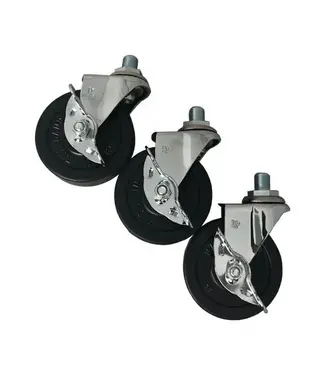 LP LP LP CASTER SET OF 3, THREADED for LP stds