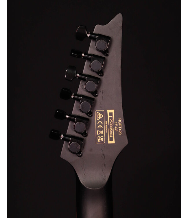 Ibanez RGRT420 Electric Guitar, Weathered Black