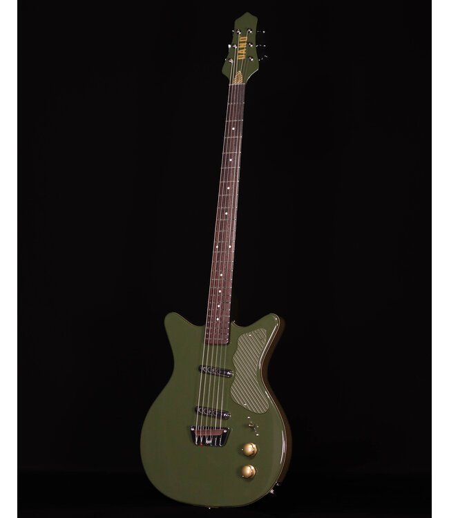 Danelectro Dan O. Cool Baritone Electric Guitar, Green
