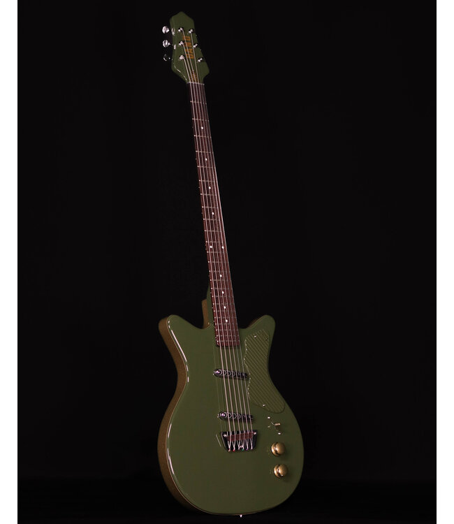 Danelectro Dan O. Cool Baritone Electric Guitar, Green