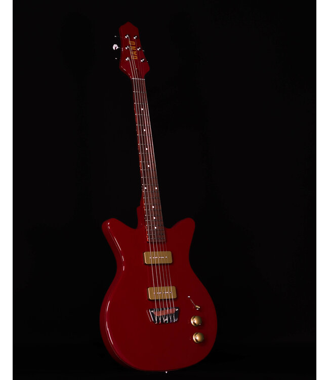 Danelectro Dan O. Mano Electric Guitar, Maroon