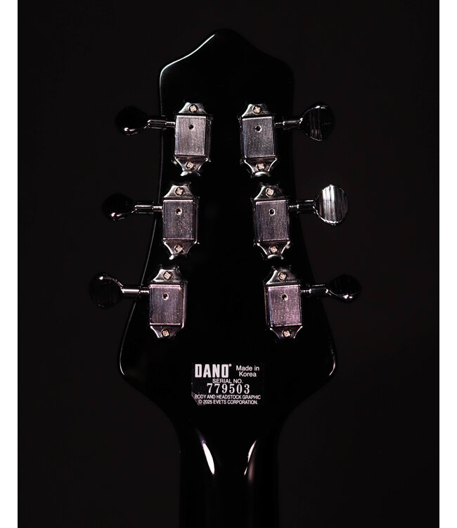 Danelectro Golden 1950's Electric Guitar, Black