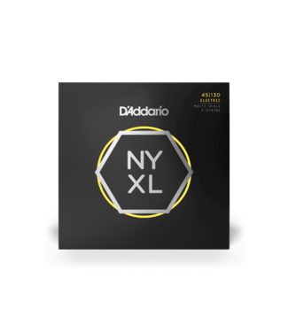 D'Addario D'addario NYXL 45130MS 5-String, Multiscale Bass String Set, Hybrid Light 45-130