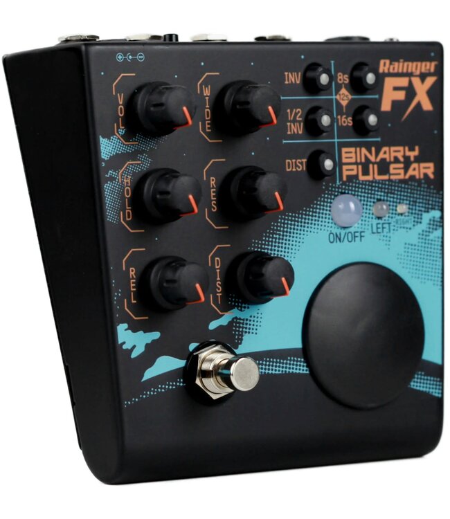 Rainger FX Binary Pulsar Stereo Sidechainer/Panner/Tremolo Pedal