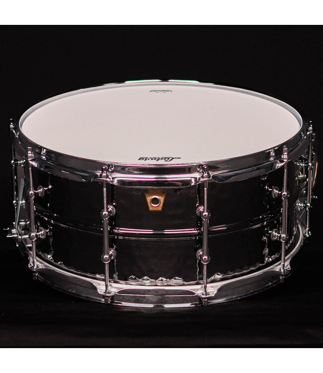 Ludwig 14" x 6.5" Black Beauty, Hammered Shell, Tube Lugs