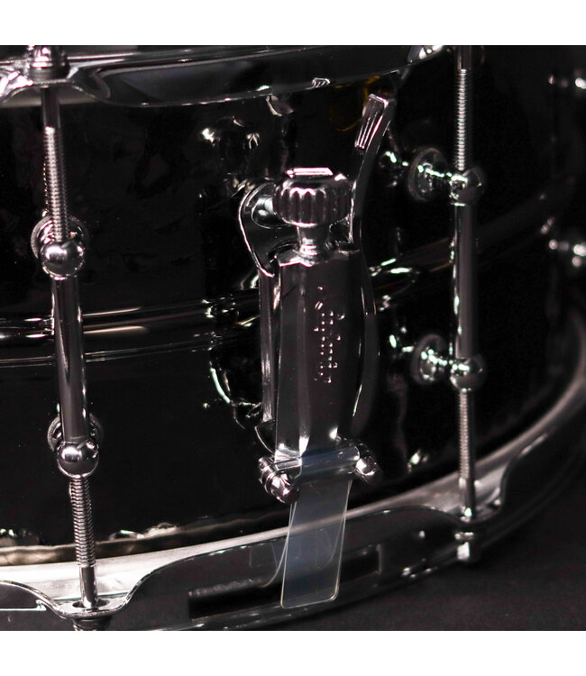 Ludwig 14" x 6.5" Black Beauty, Hammered Shell, Tube Lugs