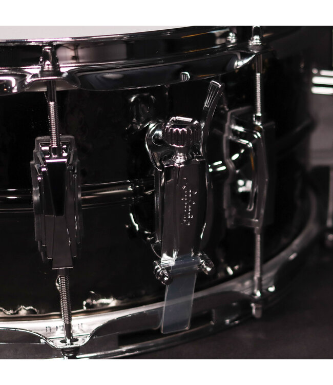 Ludwig 14" x 6.5" Hammered Black Beauty, Imperial Lugs