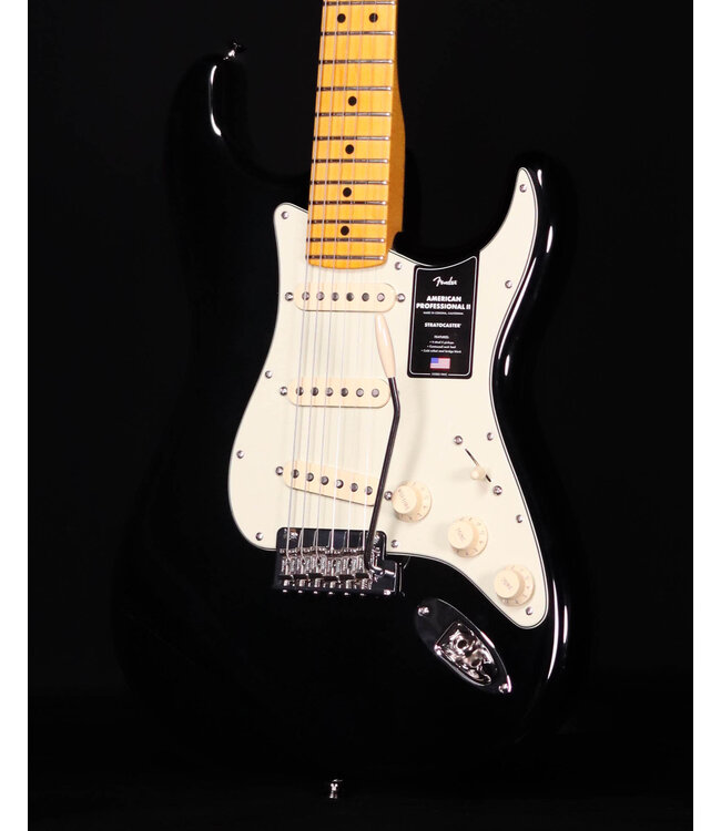 Fender American Professional II Stratocaster, Maple FB, Black