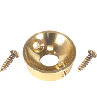 CE Distribution CE Jack Plate for Telecaster Guitars with Set Screws, Gold