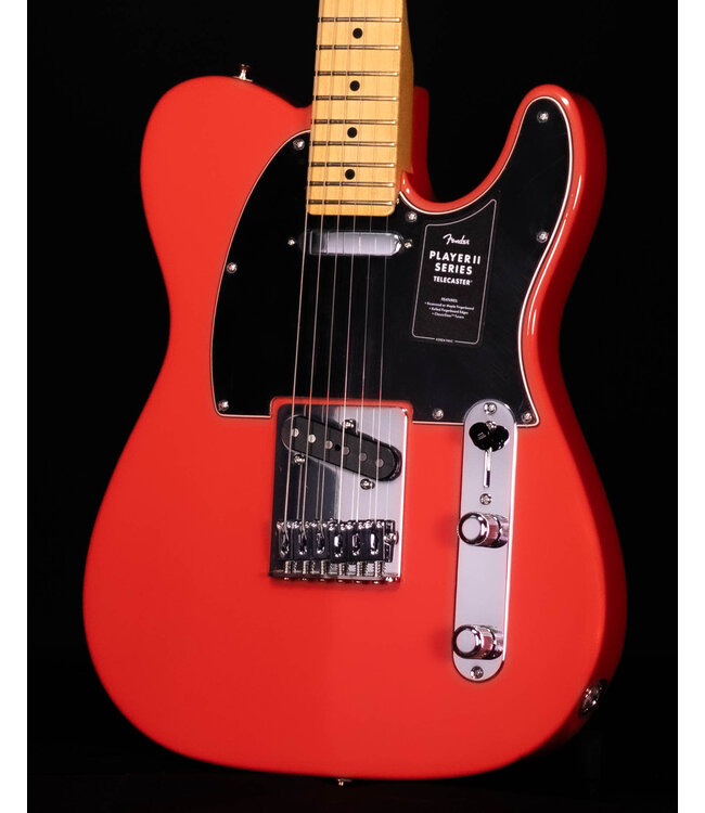 Fender Player II Telecaster, Maple FB, Coral Red
