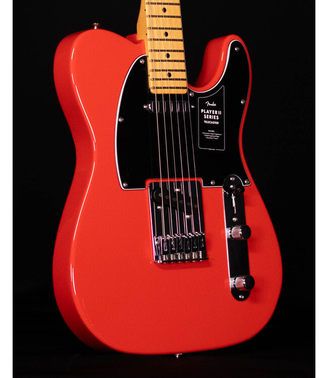 Fender Player II Telecaster, Maple FB, Coral Red