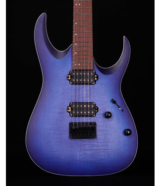 Ibanez Ibanez RGA42 Flame Maple Top, Mahogany Electric Guitar, Blue Lagoon Burst Flat
