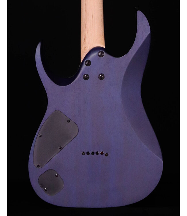 Ibanez RGA42 Flame Maple Top, Mahogany Electric Guitar, Blue Lagoon Burst Flat