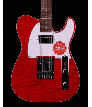 Squier Squier Affinity Telecaster FMT SH, Laurel FB, Crimson Red Transparent