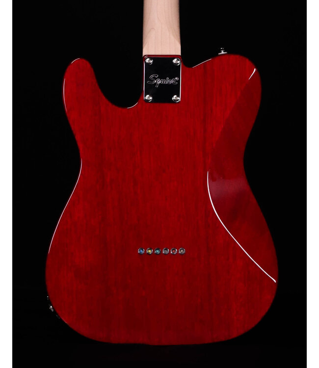 Squier Affinity Telecaster FMT SH, Laurel FB, Crimson Red Transparent