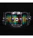 DW 14" x 6.5" Collector's Series Exotic Snare Drum, Natural to Royal Fade Burst over Candy Stripe Paduk