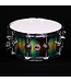 DW 14" x 6.5" Collector's Series Exotic Snare Drum, Natural to Royal Fade Burst over Candy Stripe Paduk