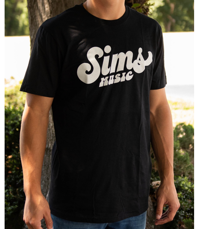 Sims Music Retro Tee Shirt - Black & Grey