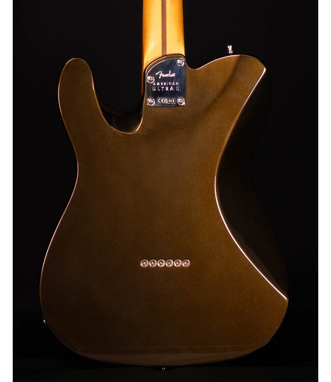 Fender  American Ultra II Telecaster, Ebony FB, Texas Tea
