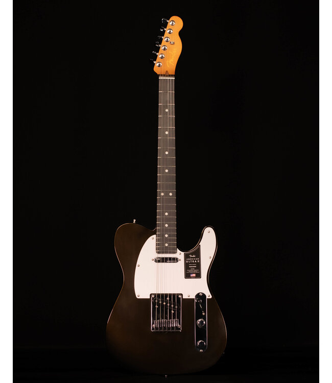 Fender  American Ultra II Telecaster, Ebony FB, Texas Tea