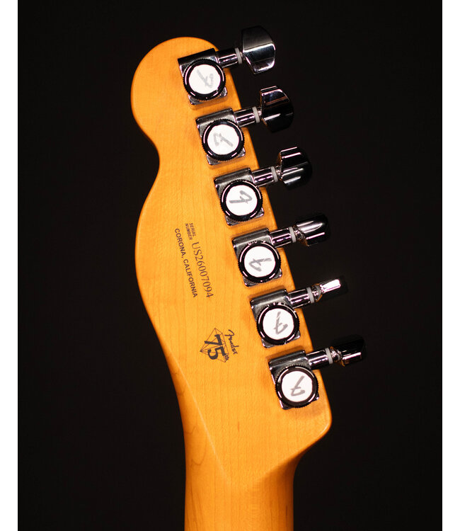 Fender  American Ultra II Telecaster, Ebony FB, Texas Tea