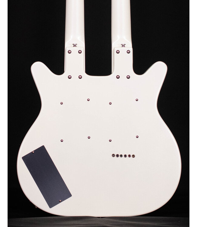 Danelectro 6/12 Doubleneck, White Pearl