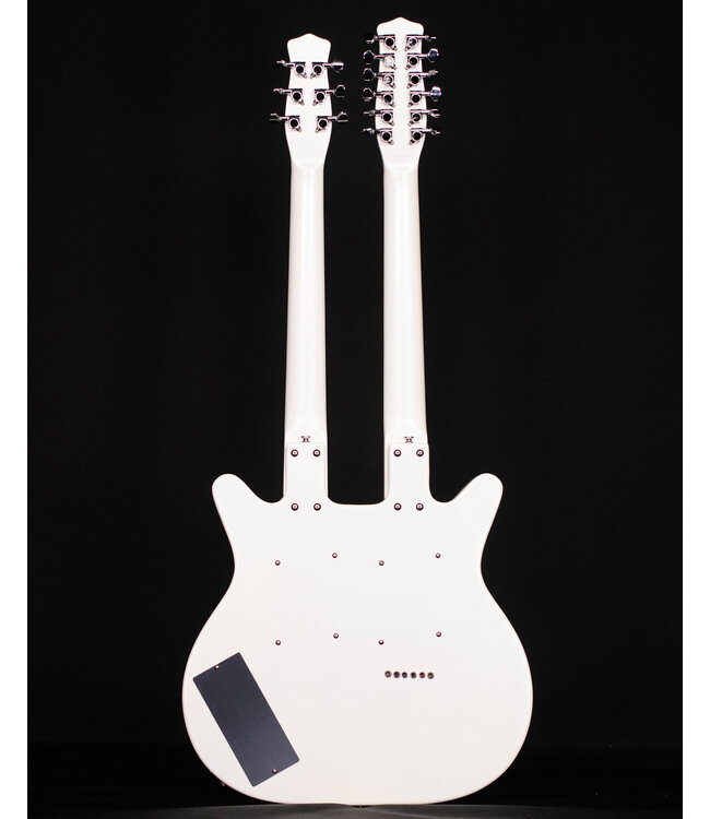 Danelectro 6/12 Doubleneck, White Pearl